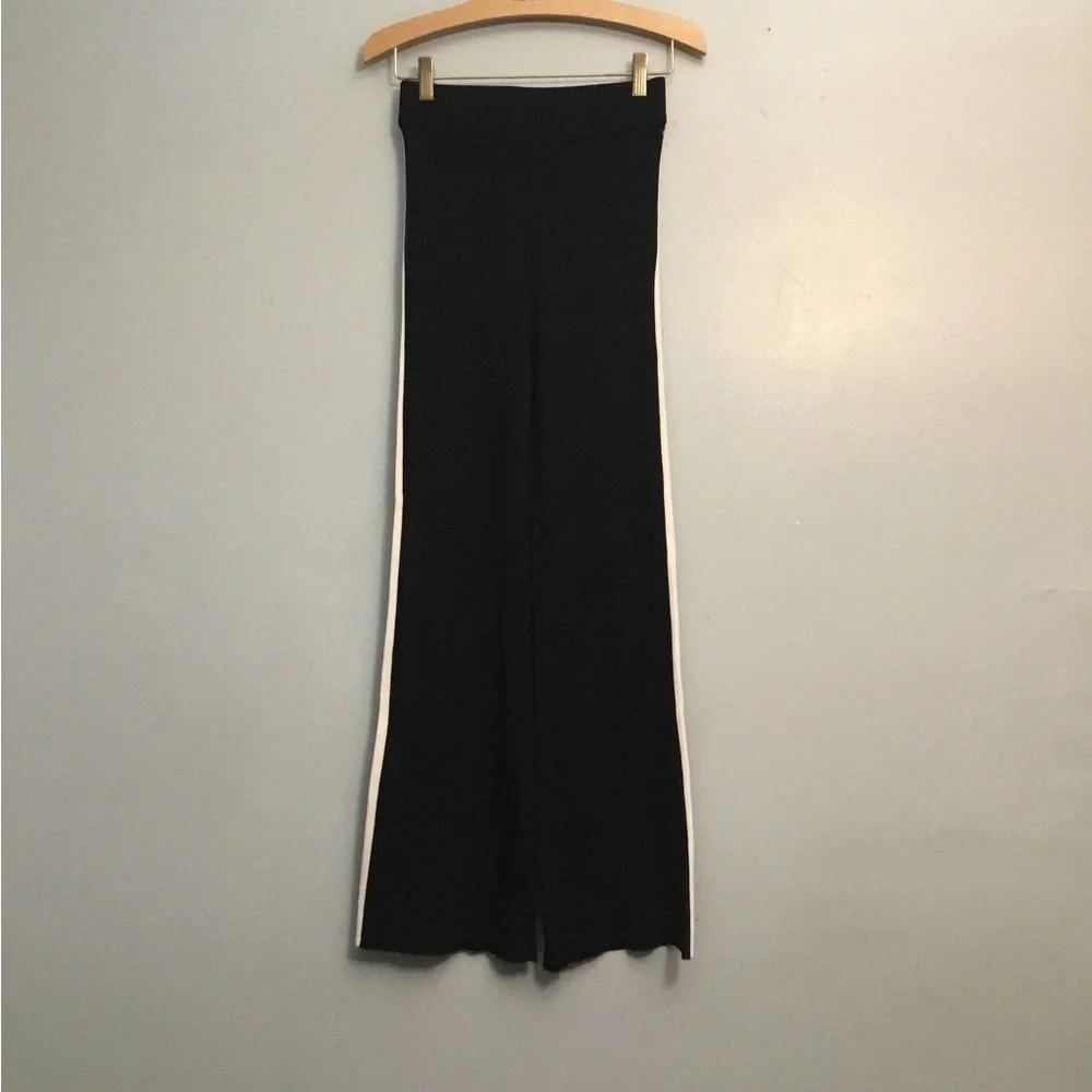 House of Harlow 1960 Black and White Wide-Leg Pants